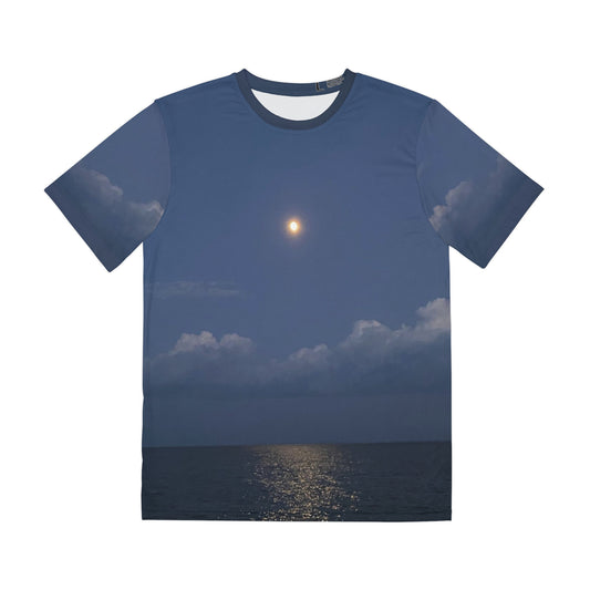 Nighttime at the Seawall - Men's Polyester Tee