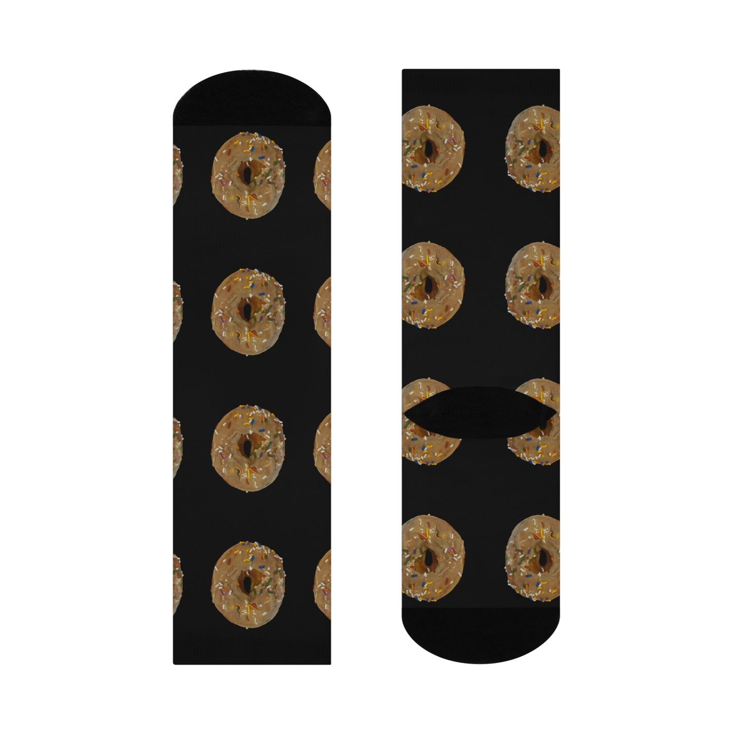 Maple Donut - Cushioned Crew Socks - Unisex