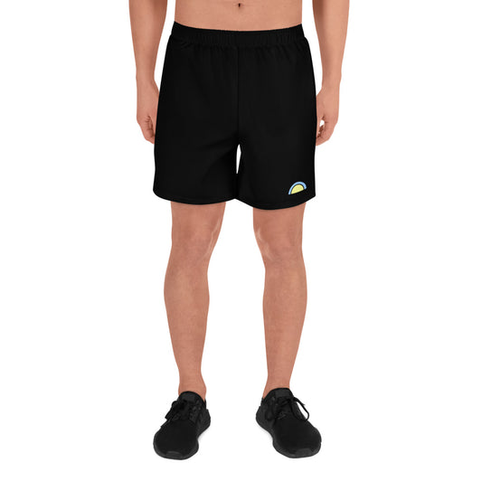 Blue Sky Runners Men's Recycled Athletic Shorts - Black